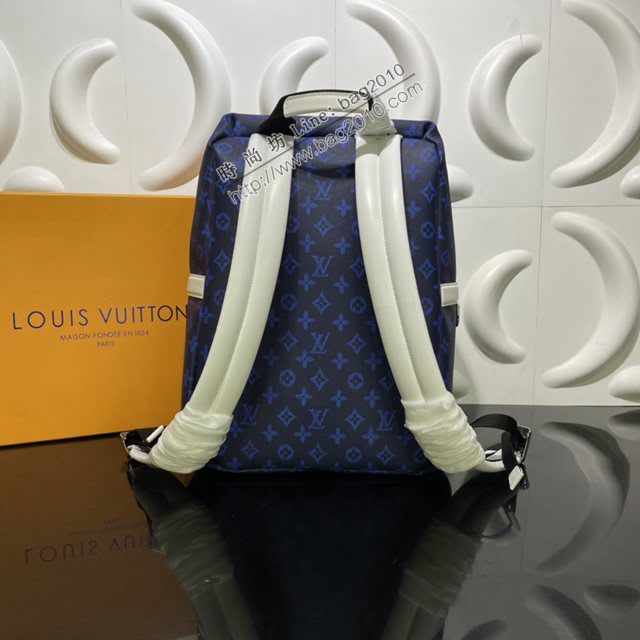 LOUIS VUITTON專櫃新款包包 路易威登Carry It後背包 LV男士老花字體絲印雙肩包 M46118  ydh4153